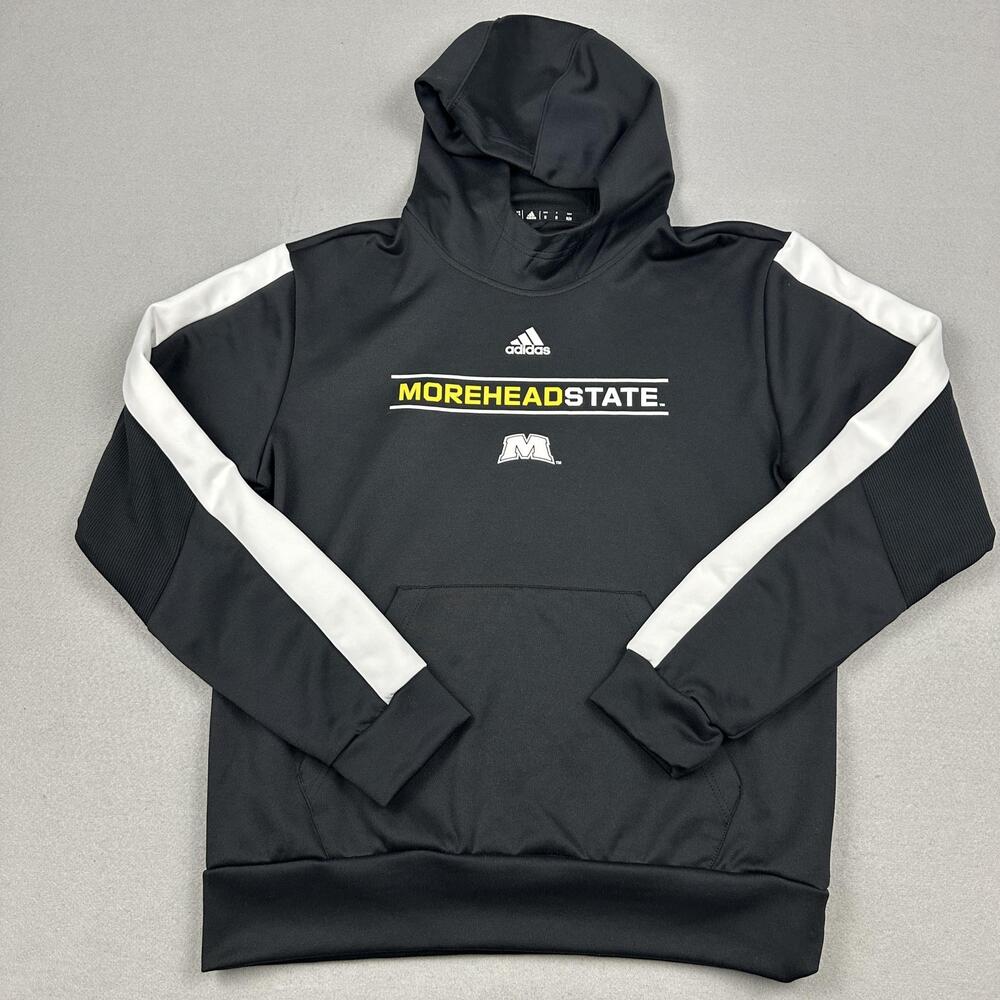 Morehead State Eagles Sweatshirt Men Medium Black Adidas NCAA College Pullover M